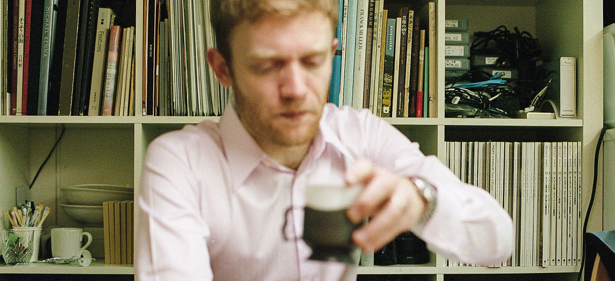 Peruvianpima Dobby Stripe(pink)シャツの着用1