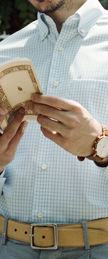 Regular Graph Checkシャツの着用3