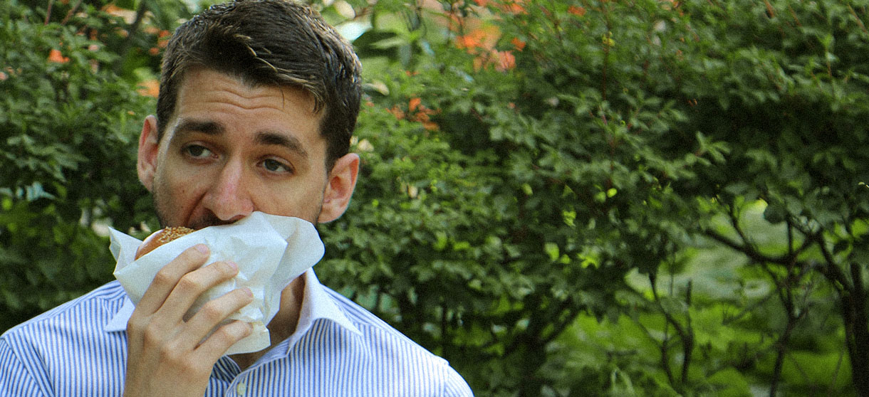 London Stripe(blue white)シャツの着用1