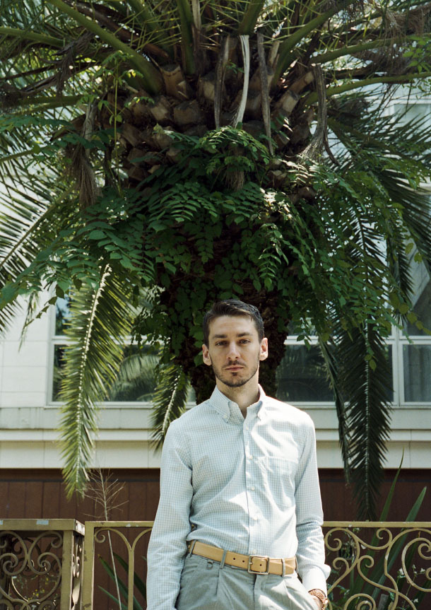 Regular Graph Checkシャツの着用2