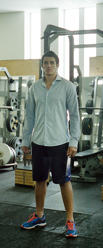 Oxfordシャツの着用3