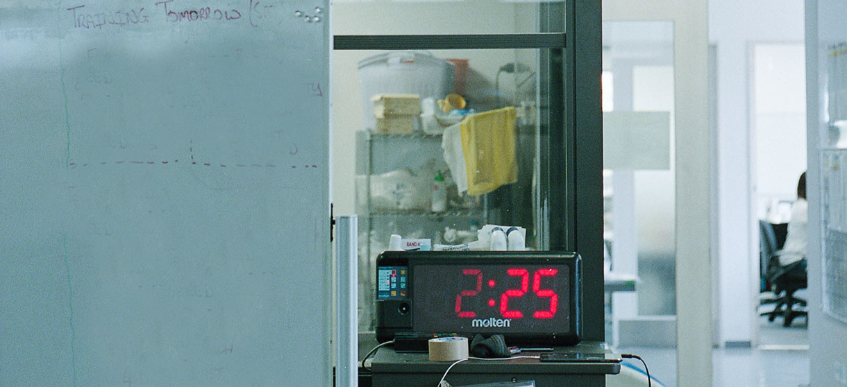 Fair Dobby Stripe(white)シャツの着用1