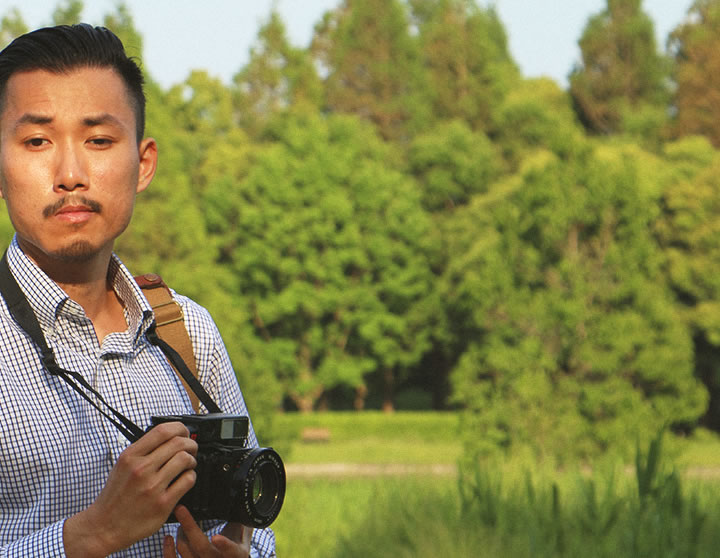 Regular Graph Checkシャツの着用1