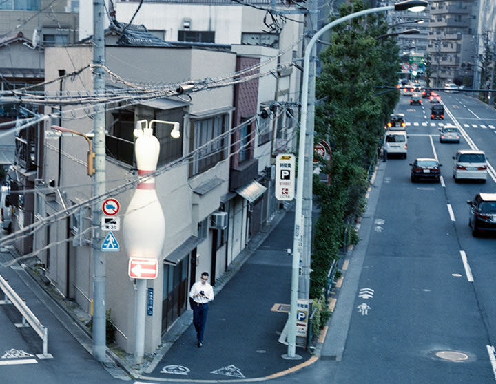 Dressy Twill(white)シャツの着用1