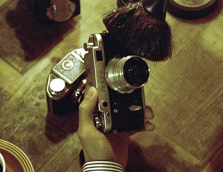 London Stripe(black white)シャツの着用1