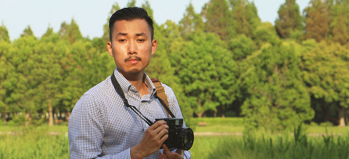 Regular Graph Checkシャツの着用1